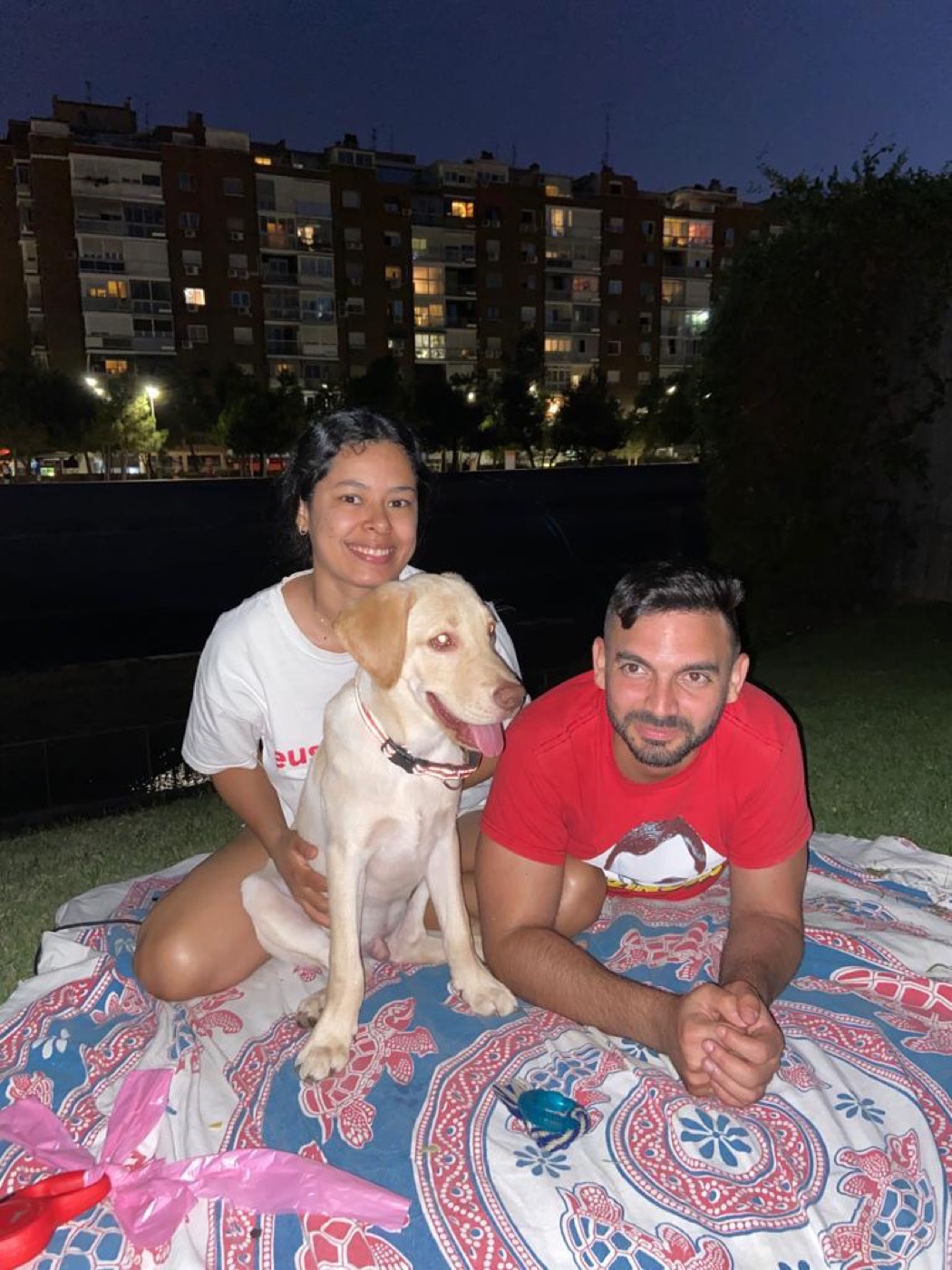 Jose y Cindy con Merlin